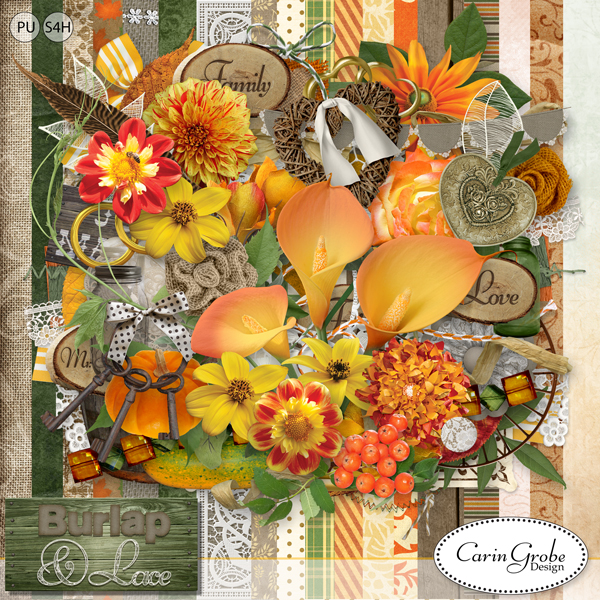 Burlap and Lace Kit
