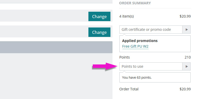 points-checkout