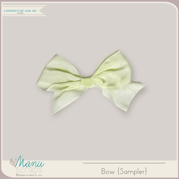 Manu Scraps FREE CU Bow