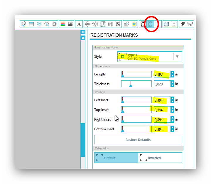 Cardmaking tutorial - SETTINGS