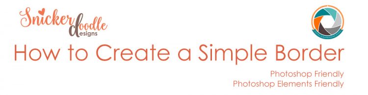 How to Create a Simple Border SnickerdoodleDesigns