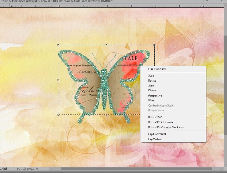 Transform your selection SnickerdoodleDesigns