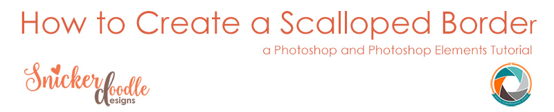 How to Create a Scalloped Border by SnickerdoodleDesigns