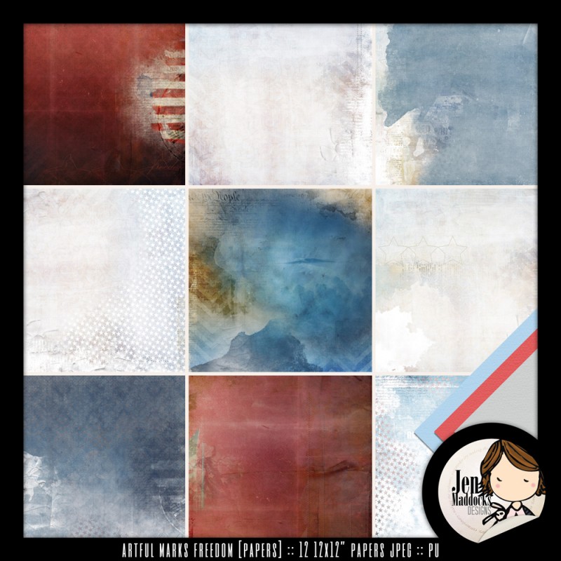 Artful Marks Freedom {Papers}