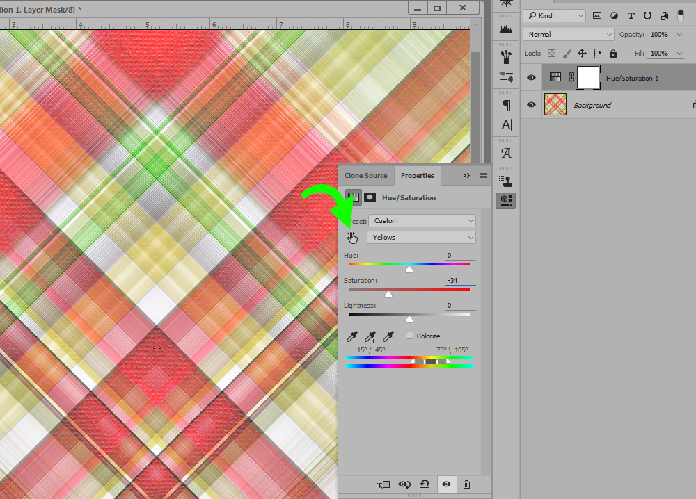 Hue Saturation Tutorial SnickerdoodleDesigns
