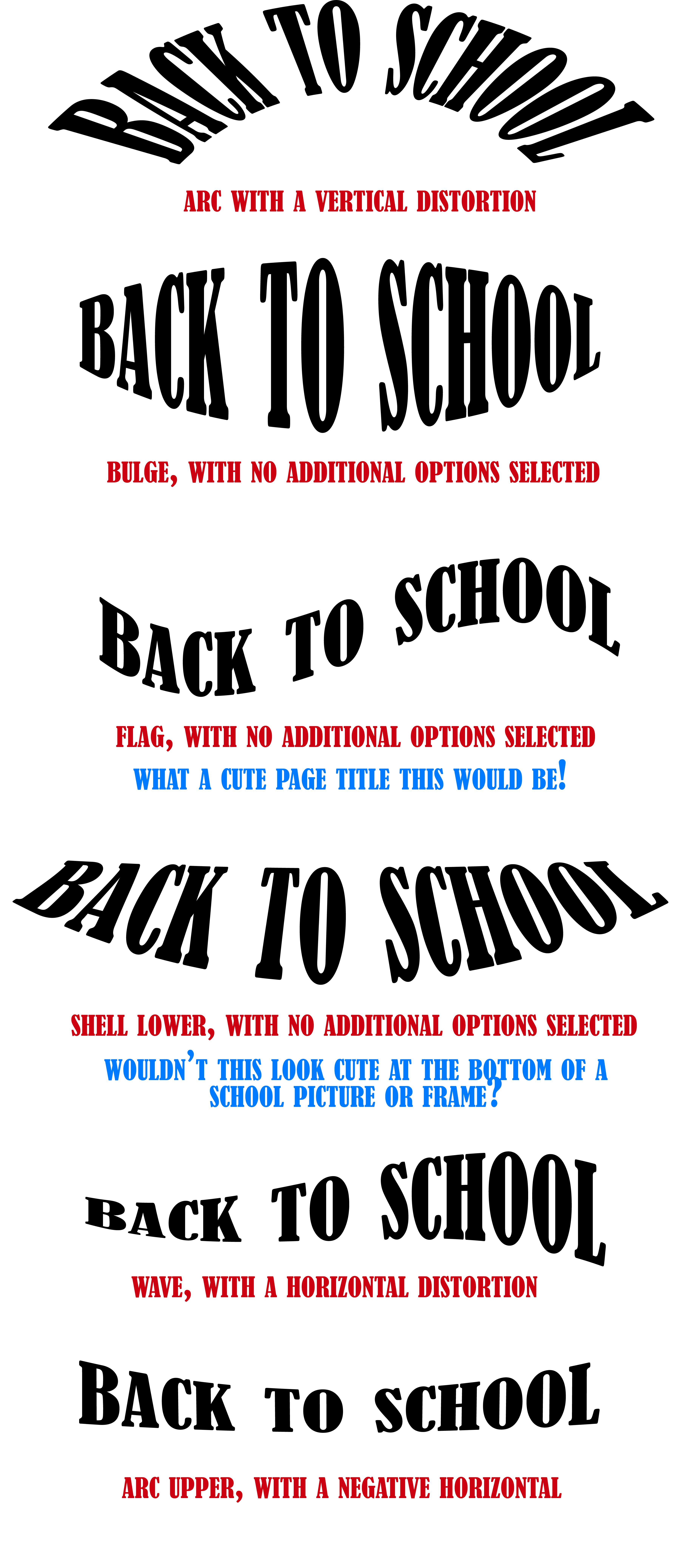 How to Warp Text in Photoshop Tutorial SnickerdoodleDesigns