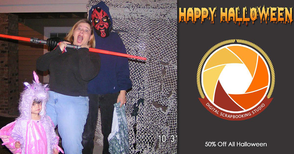 Halloween Sale at Digital Scrapbooking Studio