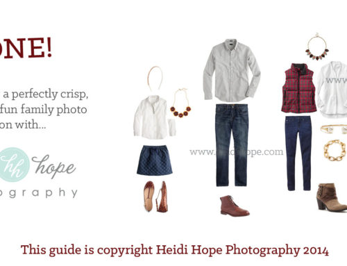 Fall Foliage Sessions: What To Wear! | Heidi Hope